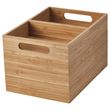 IKEA - DRAGAN, box set, bamboo, 23x17x14 cm