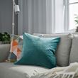 IKEA - SANELA, lace pillow cover, turquoise, 50x50 cm