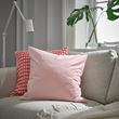 IKEA - SANELA, lace pillow cover, pale pink, 50x50 cm