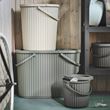 IKEA - DAMMANG, waste bin, dark grey, 8 l