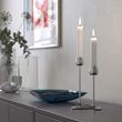 IKEA - SILVERPARON, şamdan, lame, 20 cm