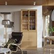 IKEA - TONSTAD, sliding door-cabinet, oak veneer, 82x47x201 cm