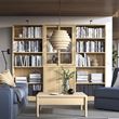 IKEA - TONSTAD, storage combination, oak veneer, 245x47x201 cm