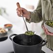 IKEA - VARDAGEN, skimmer, stainless steel/beech, 32 cm