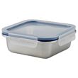 IKEA - IKEA 365+, steel food container with lid, stainless steel/plastic, 600 ml