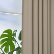 IKEA - KORGMOTT, blackout curtain, 1 pair, beige, 145x300 cm