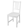 IKEA - STEFAN, wooden chair, white