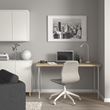 IKEA - LAGKAPTEN/SPAND, desk, white, 140x60 cm