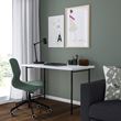 IKEA - LAGKAPTEN/SPAND, desk, white/black, 120x60 cm