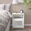 IKEA - BRIMNES, bedside table, white, 39x41x53 cm