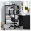 IKEA - KALLAX, desk, blackbrown, 111x39 cm