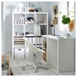 IKEA - KALLAX, desk, white, 111x39 cm