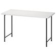 IKEA - LAGKAPTEN/SPAND, desk, white/black, 120x60 cm