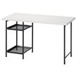 IKEA - LAGKAPTEN/SPAND, desk, white/black, 120x60 cm