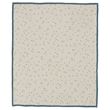 IKEA - GULDVAVARE, baby blanket, blue-white, 80x100 cm