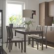 IKEA - EKEDALEN, extendable dining table, darkbrown, seats 4-6