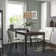 IKEA - KARLPETTER/SEFAST, upholstered chair, Gunnared light green-black