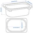 IKEA - TROFAST, storage box, white, 20x30x10 cm