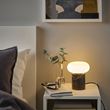 IKEA - MARKFROST/MOLNART, masa lambası, mermer-siyah