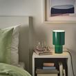 IKEA - SPETSBOJ, table lamp, green, 22 cm