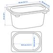 IKEA - TROFAST, storage box, high-gloss green, 42x30x23 cm