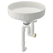 IKEA - LERSJÖN, wash-basin with water trap, white, 38x14 cm