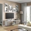 IKEA - BESTA, tv sehpası, beyaz-bej, 180x42x38 cm