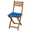 IKEA - ASKHOLMEN, foldable chair, darkbrown