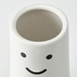IKEA - FRÖVAXT, stoneware plant vase, white, 20 cm