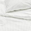 IKEA - DOFTAKLEJA, single duvet cover sets, white/anthracite, 150x200/50x60 cm