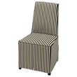 IKEA - BERGMUND, fabric chair, black-white