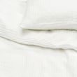 IKEA - SCHERSMIN, double quilt cover and 2 pillowcases, white, 240x220/50x60 cm