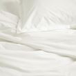 IKEA - HAMPFLOCKEL, double quilt cover and 2 pillowcases, white, 240x220/50x60 cm
