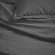IKEA - HAMPFLOCKEL, single duvet cover sets, dark grey, 150x200/50x60 cm