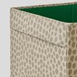 IKEA - SLAKT, box, beige/green, 55x33x33 cm