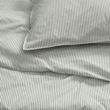 IKEA - SOLFIBBLA, single duvet cover sets, green/white, 150x200/50x60 cm