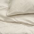 IKEA - SOLFIBBLA, single duvet cover sets, beige-white, 150x200/50x60 cm