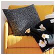 IKEA - BJÖRKGRAMAL, lace pillow cover, black-white, 50x50 cm