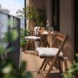 IKEA - NAMMARÖ, foldable chair, light brown