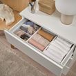 IKEA - SKUBB, box set, white, 20x38x12 cm