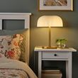 IKEA - AKTERSPRING, lampshade, opal white glass-brass, 39 cm