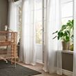 IKEA - STENFRÖ, sheer curtains, 1 pair, white, 145x300 cm