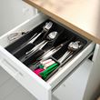 IKEA - SMACKER, drawer organizer, anthracite, 31x26 cm