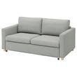 IKEA - SALTSJÖBADEN, 2-seat sofa-bed cover, tonerud grey