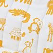 IKEA - POANG, children's armchair cushion, yellow-white