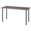 IKEA - LAGKAPTEN/ADILS, desk, grey/dark grey, 140x60 cm