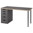 IKEA - LAGKAPTEN/ALEX, desk, grey, 140x60 cm