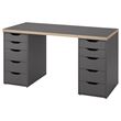 IKEA - LAGKAPTEN/ALEX, desk, grey, 140x60 cm