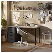 IKEA - LAGKAPTEN/ALEX, desk, grey/black, 140x60 cm