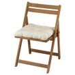 IKEA - NAMMARÖ, foldable chair, light brown